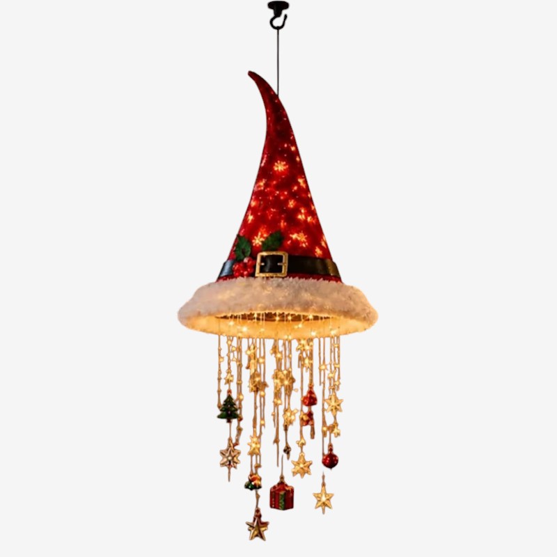 HatGlow - Hanging Hat Decoration With LED Stars