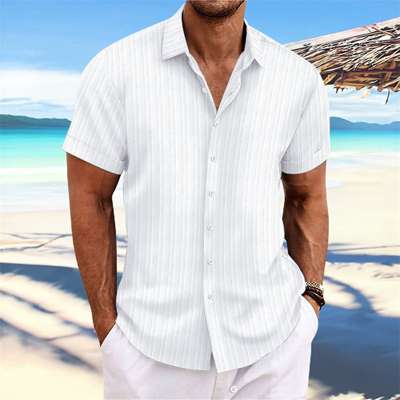 Fritz - Chemise décontractée à manches mi-longues