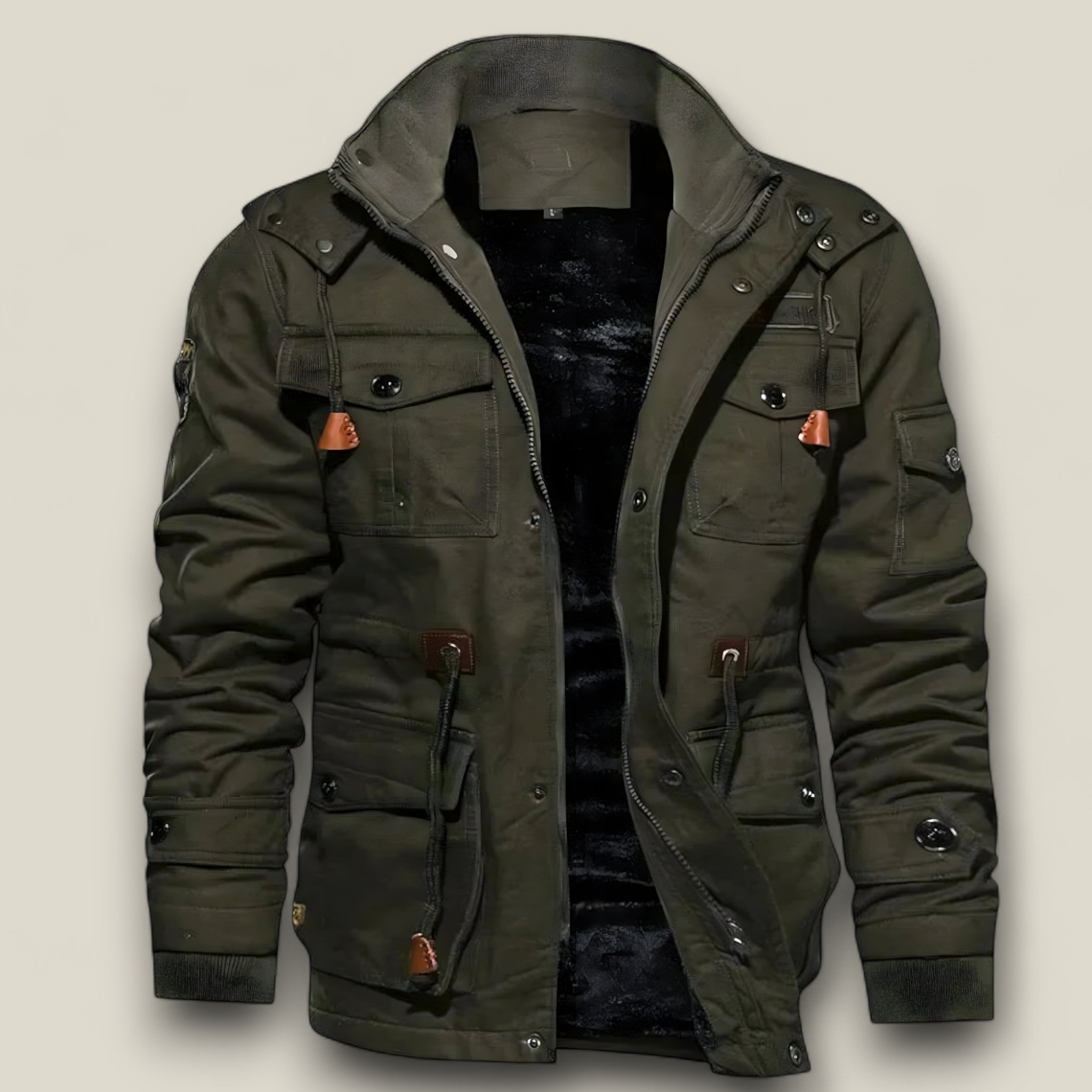 Benjamin - Blouson aviateur tactique avec poches pratiques pour usage extérieur