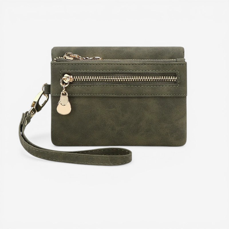 Women Zip-Around Wallet with Coin Purse & Multiple Compartments