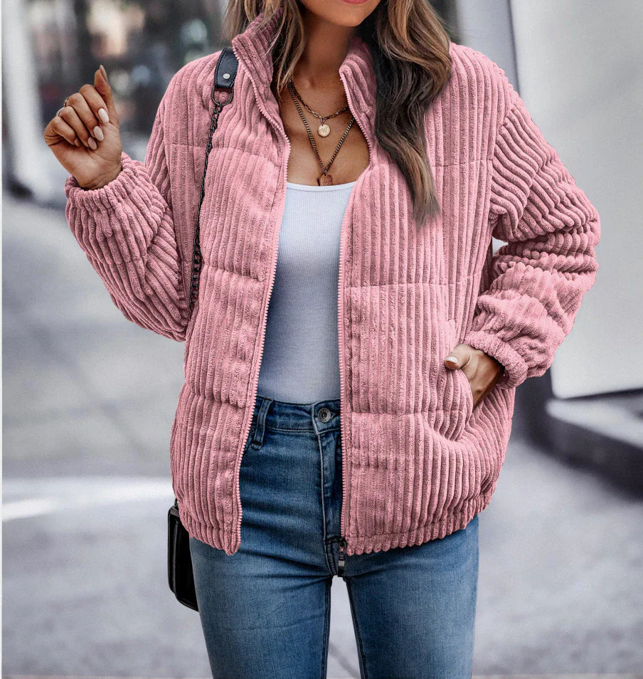 Clara - Manteau confortable zippé avec poches spacieuses