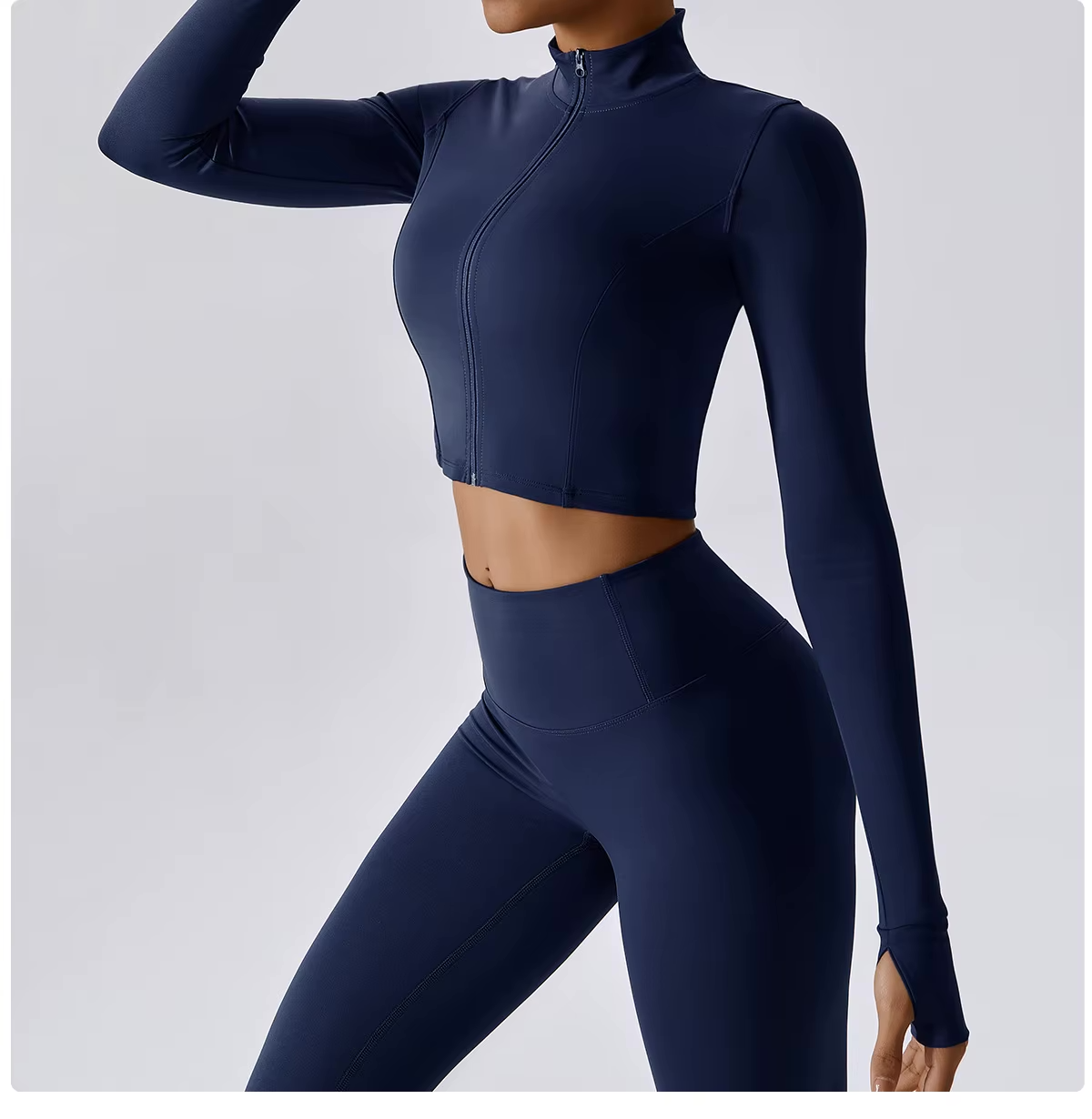 Nova – Ensemble d’entraînement trois pièces stylé avec haut zippé