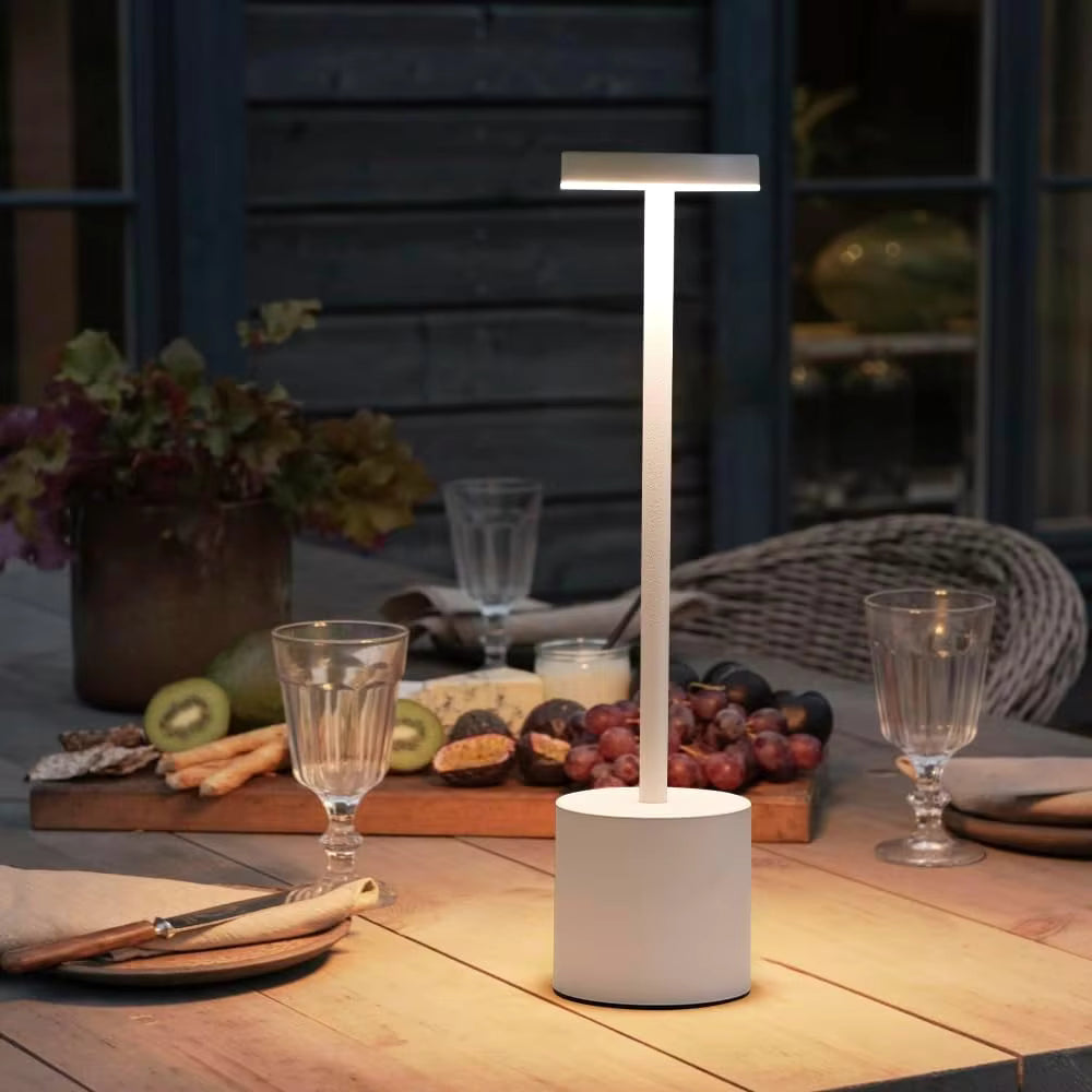 GlowTouch - Lampada da tavolo con controllo touch e base in metallo