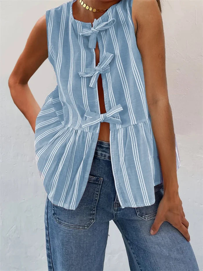 EcoBreeze™ - Summer Women's Striped Blouse
