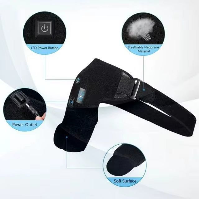 HeatWrap - Cinta térmica para ombros com alça ajustável