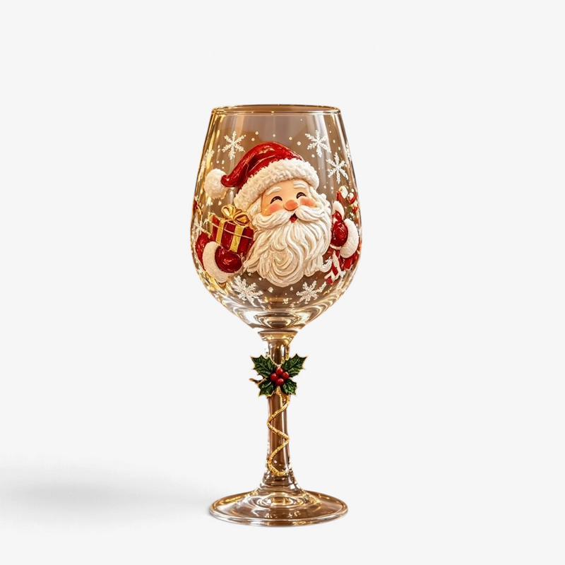 Festivora – Juego de vasos navideños con diseños festivos