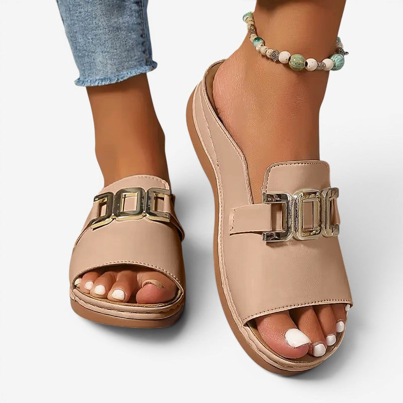 Women’s Slip-On Wedge Heel Sandals