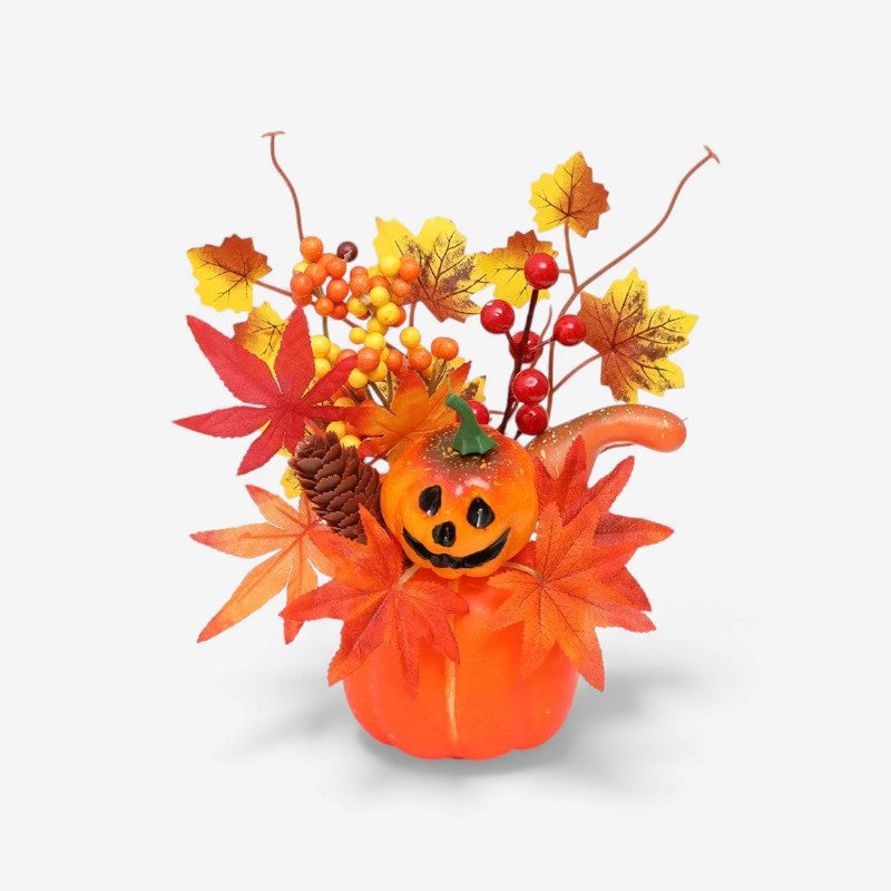 GhostlyGourd - Halloween Decorative Ornament with Pumpkin-Inspired Design