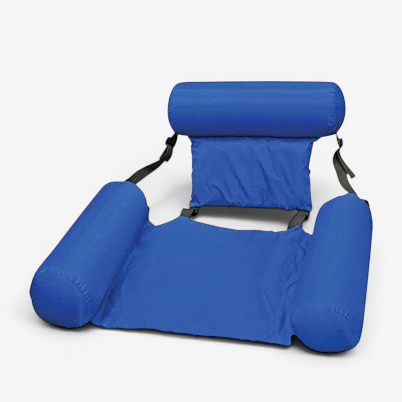 Chaise longue gonflable pour piscine avec sangle de soutien réglable
