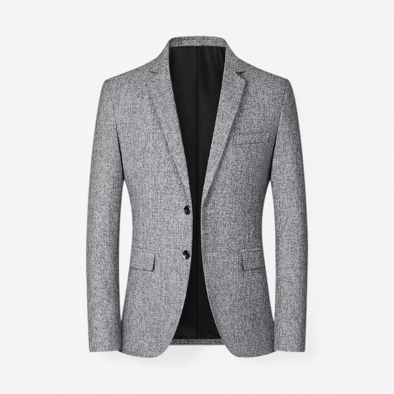 Blazer da uomo slim fit a manica lunga per ufficio ed eventi