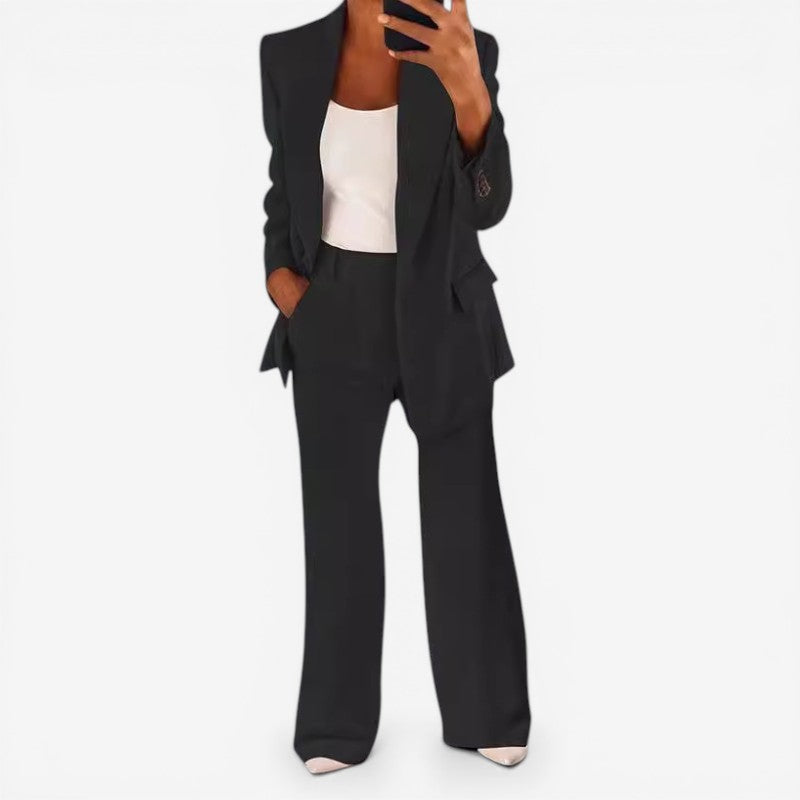 Completo Donna con Blazer Monopetto e Pantaloni Coordinati
