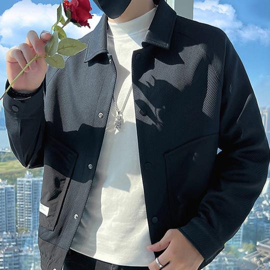 Alwin - Stijlvolle Button-Down jas met praktische zakken