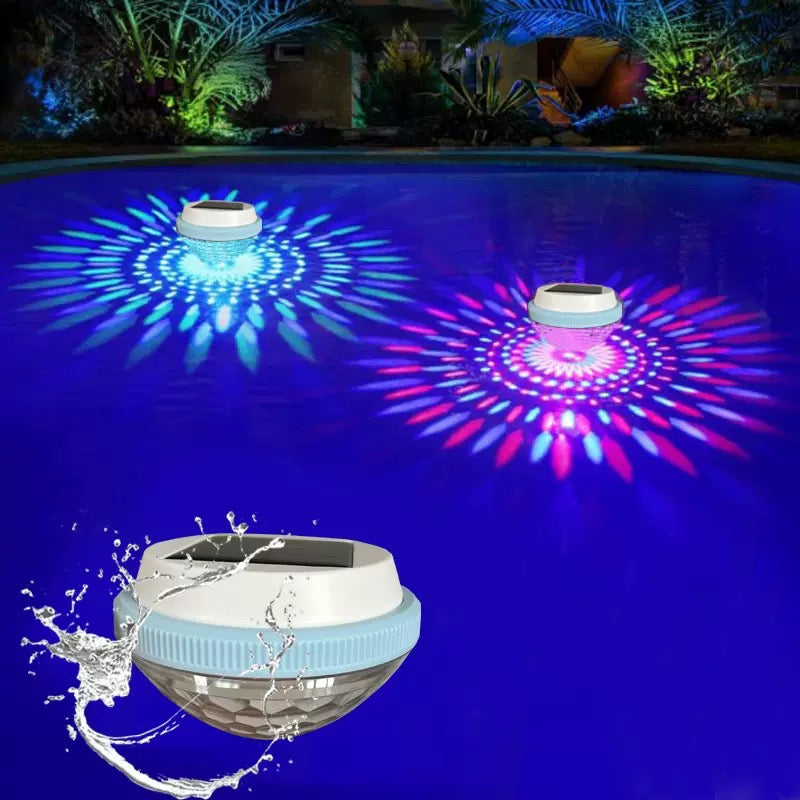 FloatGlow - Luci LED solari per piscina dal design galleggiante