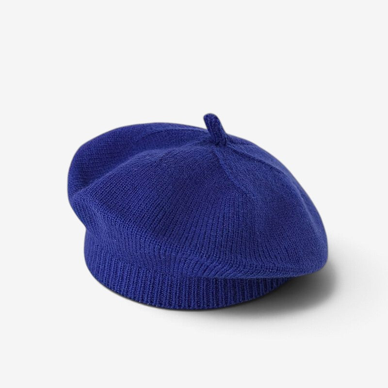MiniFlora - Béret en tricot pour tout-petit avec motif floral