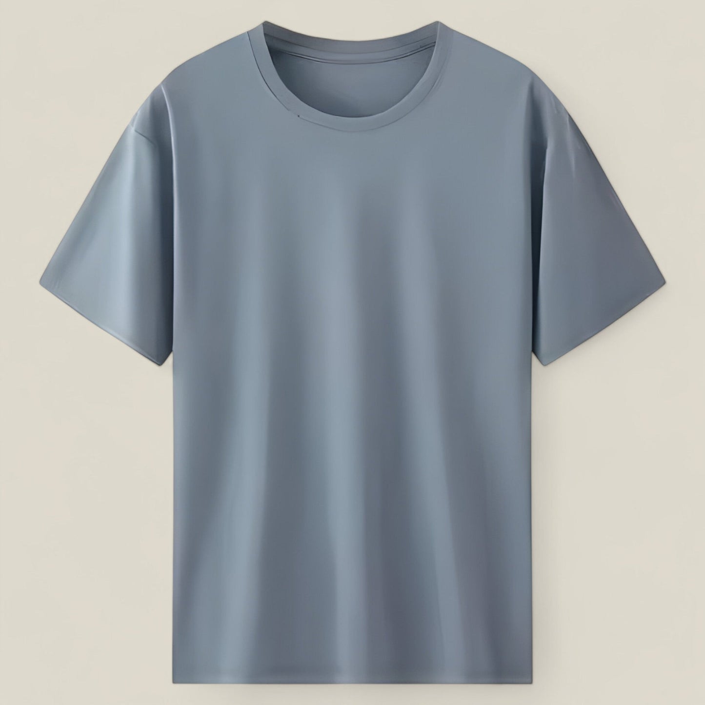 Liam – T-shirt classique à col rond, confortable avec manches courtes