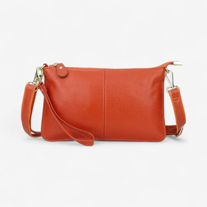 Lauren – Handbag with Buckle Strap and Zipper Pockets