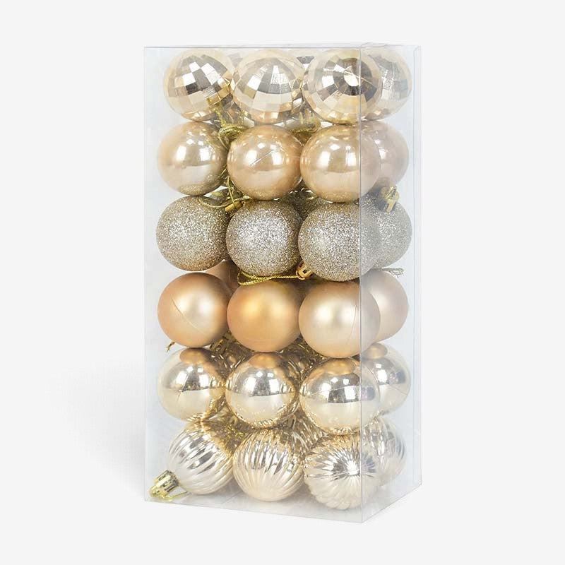 NoelBells - Bolas de Natal para árvore com estrutura em plástico