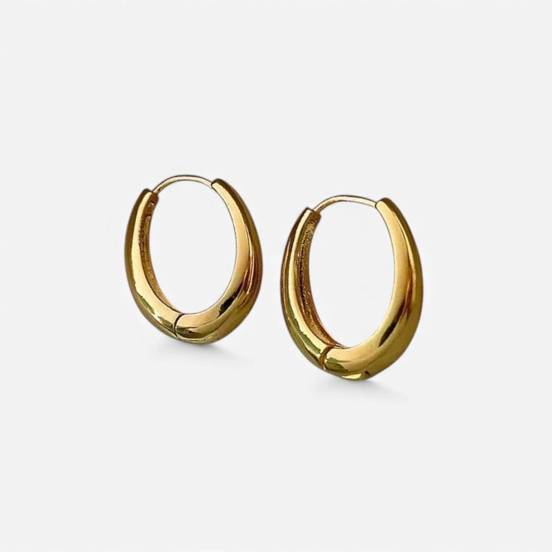 Lina - Orecchini con Design Pendenti e a Cerchio
