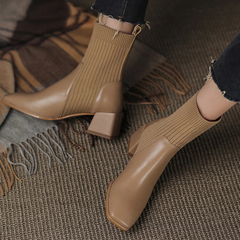 Babsi - Lightweight non-slip ankle sock boots for comfort