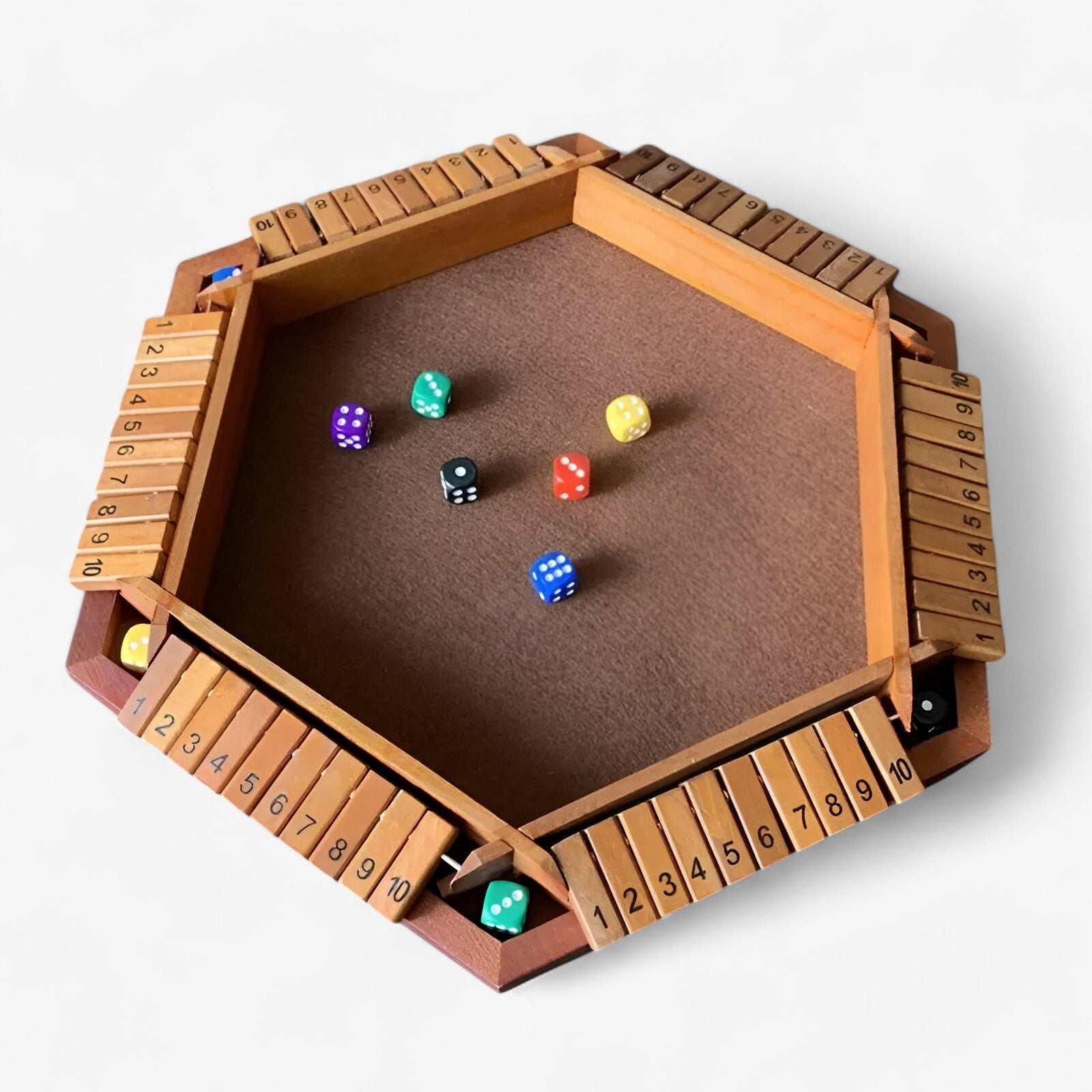 GameCraft - Moderní dřevěná kostková hra s kostkami pro zábavu a strategii