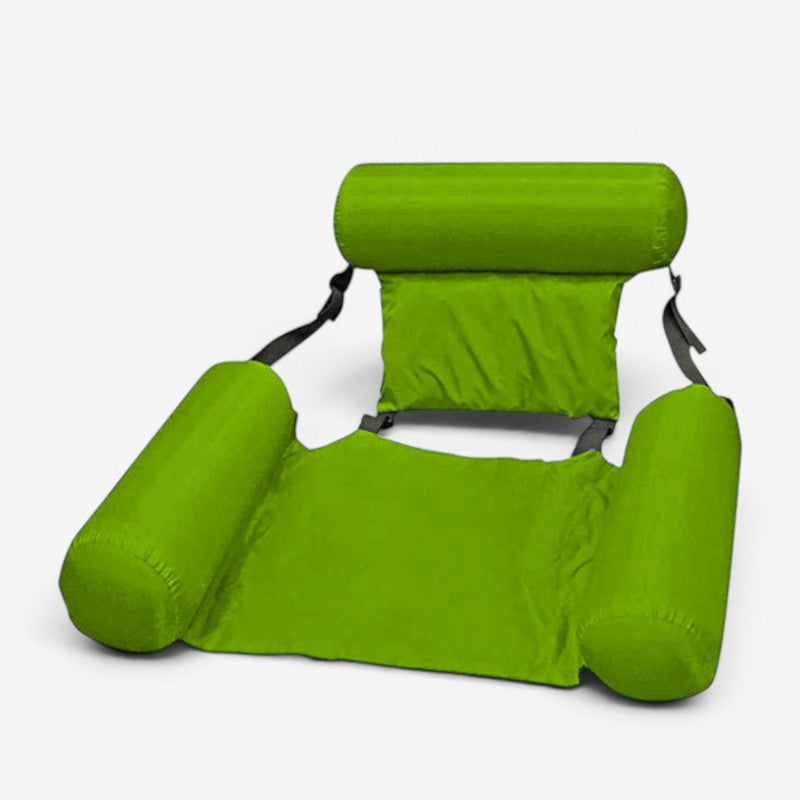Chaise longue gonflable pour piscine avec sangle de soutien réglable