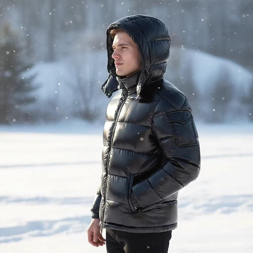 Zelvarin – Quilted Jacket with Front Zipper Closure