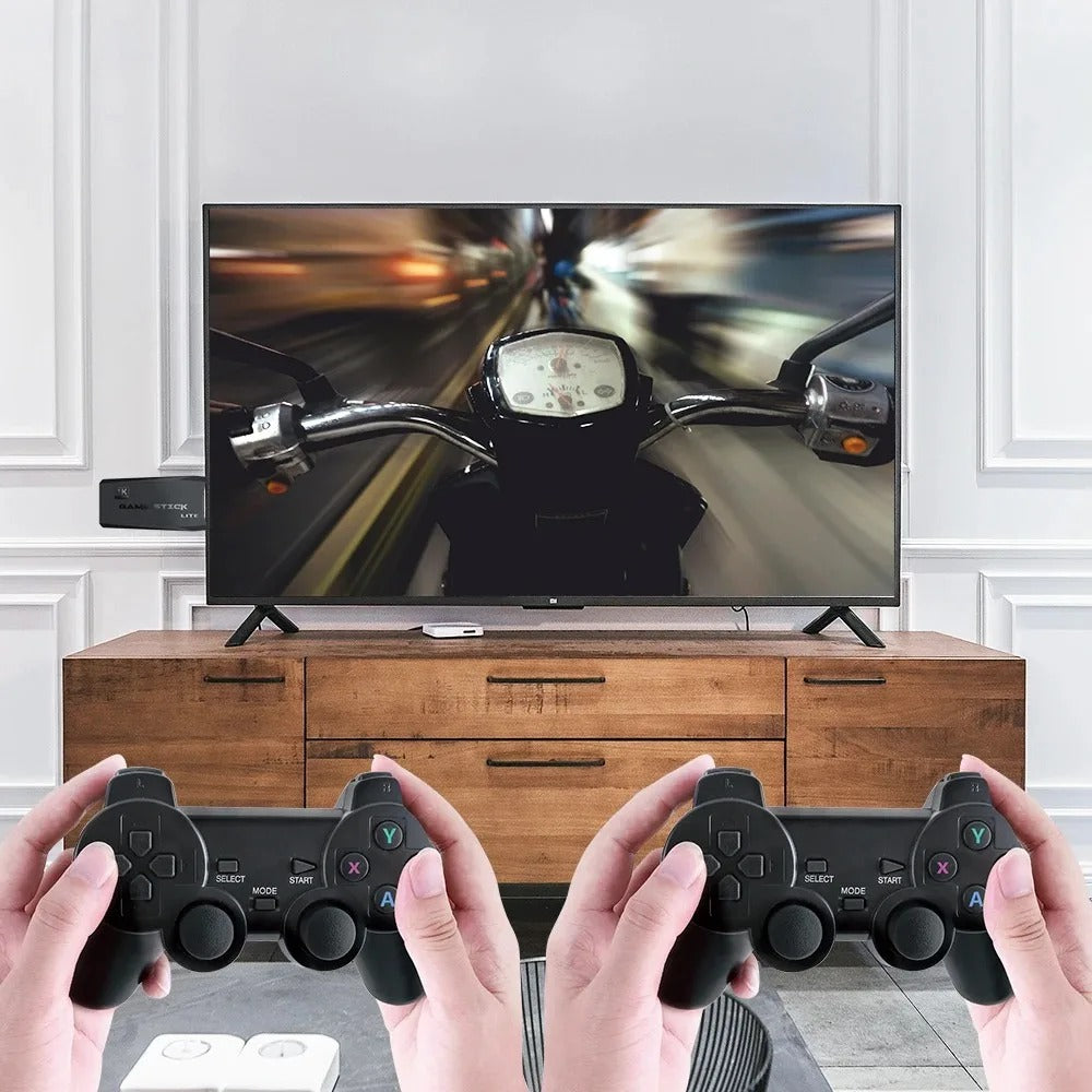 RetroArcade – Console di Gioco 4K con 2 Controller Wireless e Biblioteca Giochi Integrata
