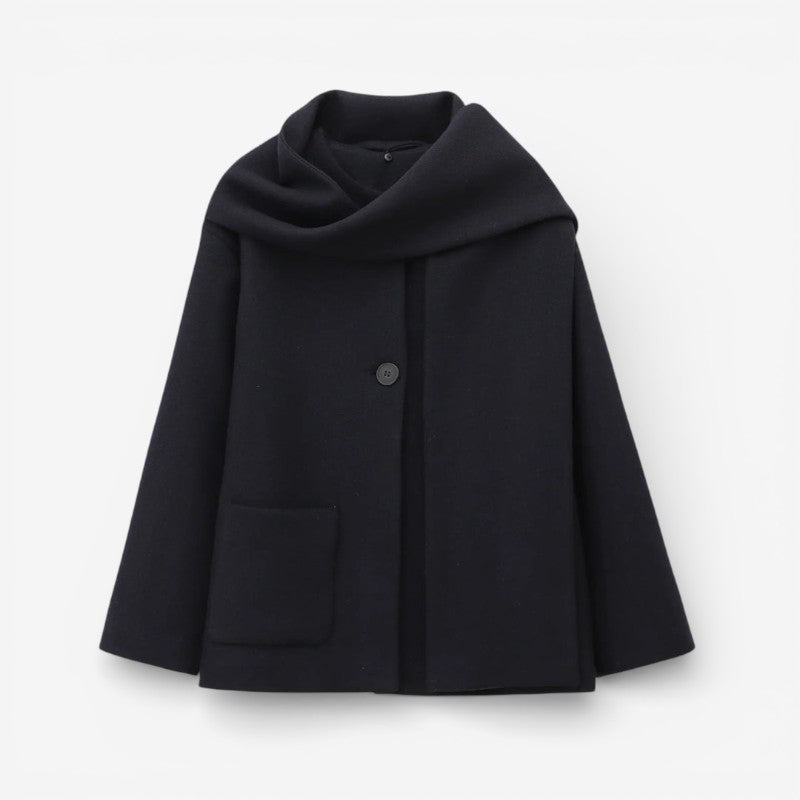 Lioris - Manteau à manches longues avec col rond
