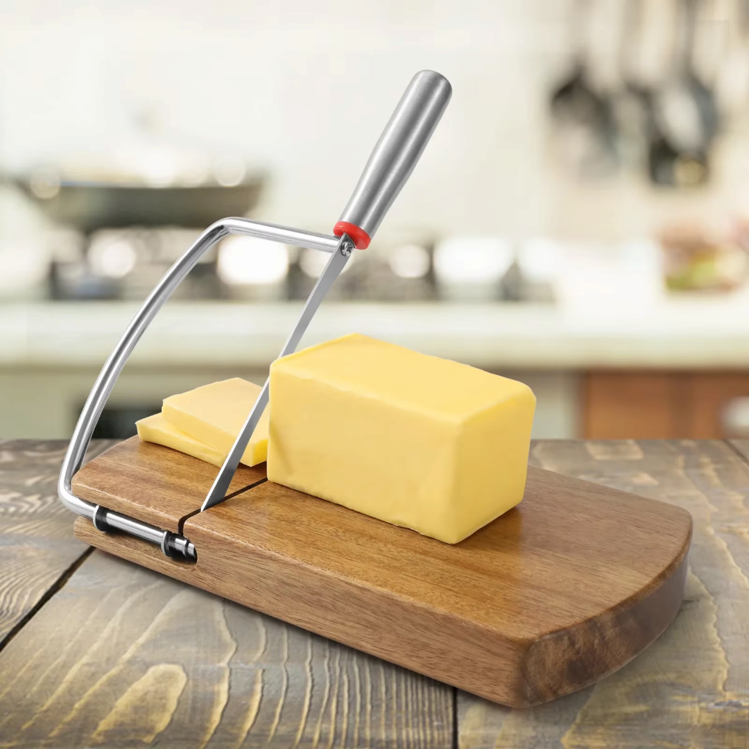 Affettatrice per formaggio CheeseCraft – con meccanismo di taglio a filo