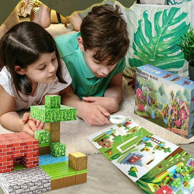 StemBlocks - Ensemble de blocs magnétiques pour stimuler l'imagination et l'apprentissage