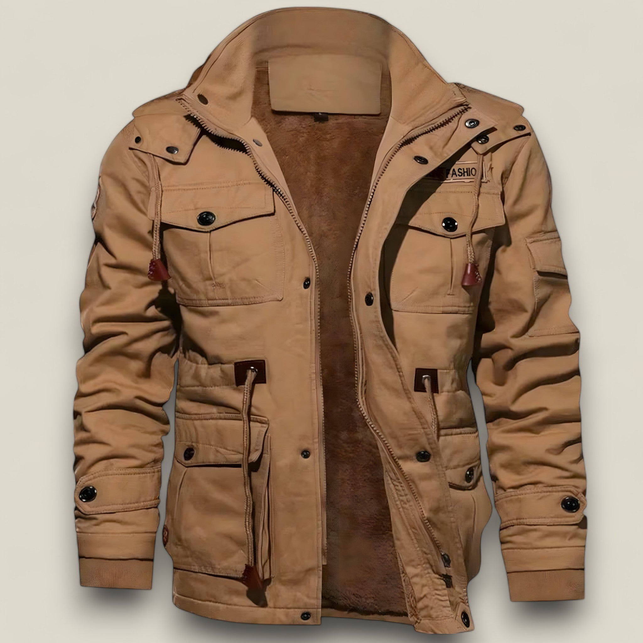 Benjamin - Blouson aviateur tactique avec poches pratiques pour usage extérieur