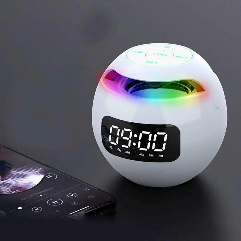 GlowSphere - Bluetooth alarm clock speaker with dynamic light and vivid sound