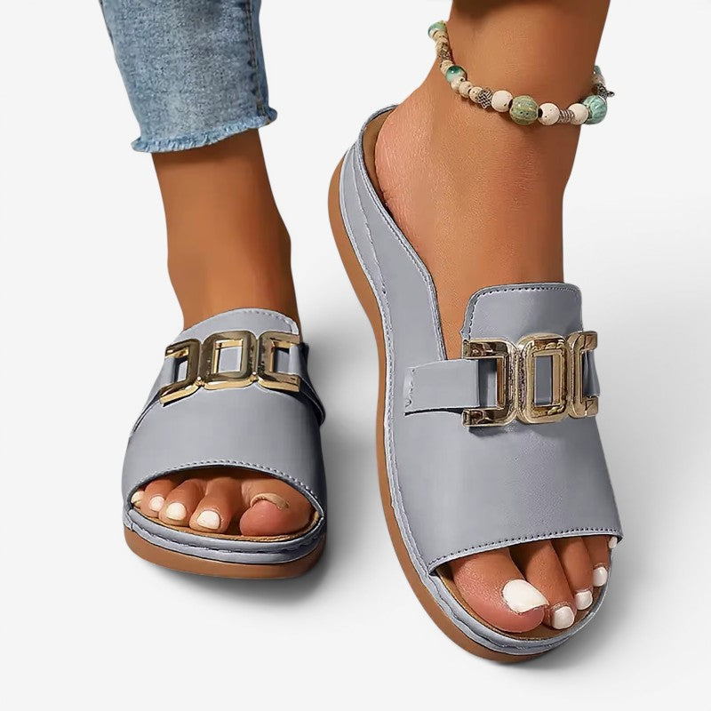 Women’s Slip-On Wedge Heel Sandals