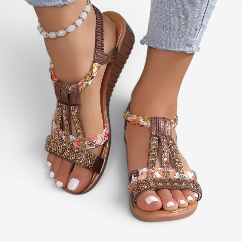 Women’s Open Toe Wedge Heel Sandals