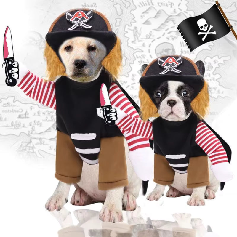 CaptainPaw – kostým pirátského psa na Halloween