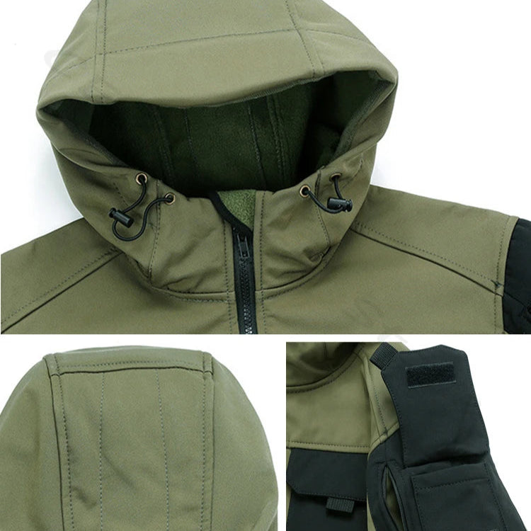 Adam - Elegante Jasje Met Lange Mouwen en Capuchon en Meerdere Zakken