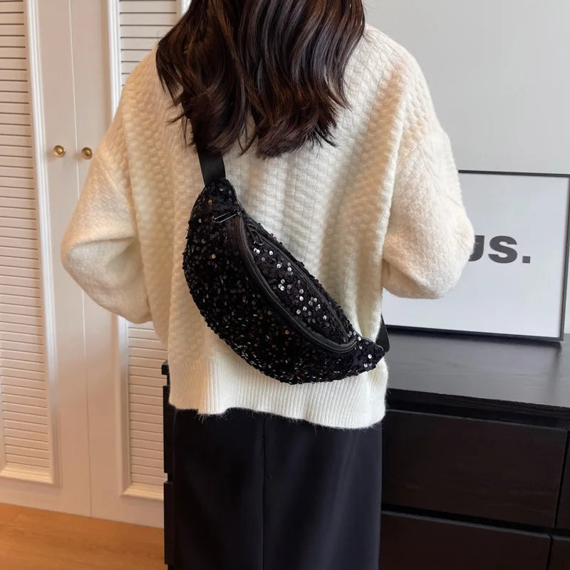 Brooke – Taška crossbody s nastavitelným popruhem a zipem