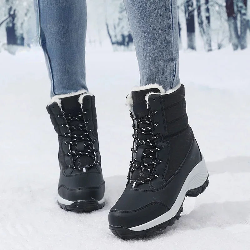Lily – Non-slip platform boots with waterproof design