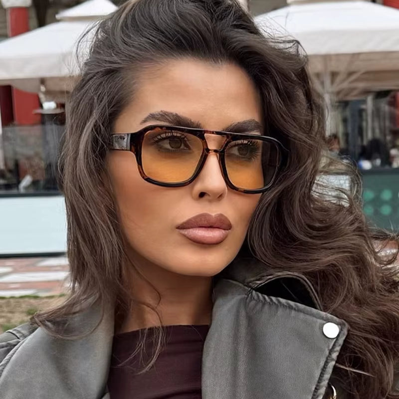 SunVibe – Vintage sluneční brýle ve stylu aviatorek s elegantním designem