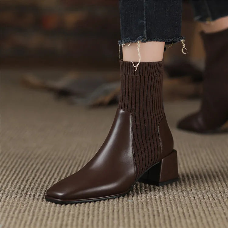 Babsi - Lightweight non-slip ankle sock boots for comfort