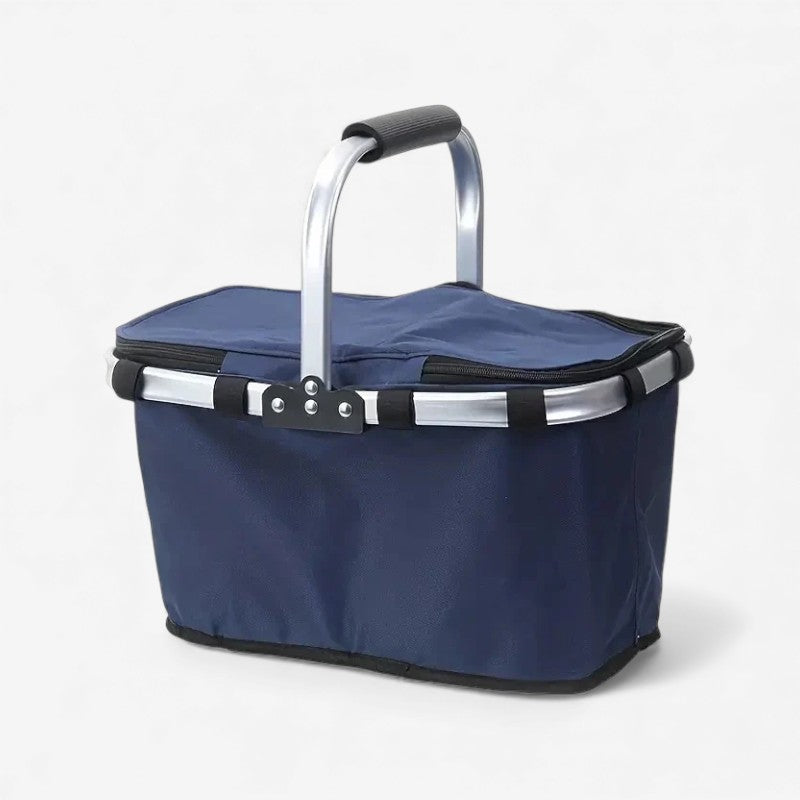 CarryFold – Panier pliable avec poignée et fermeture éclair