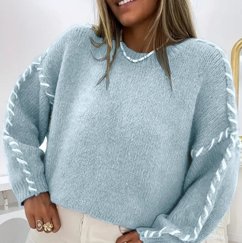 Miriam - Luźny dzianinowy sweter dla maksymalnego komfortu i stylu