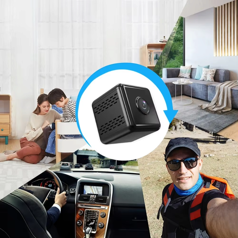 MagnaView – Caméra de recul sans fil avec fixation magnétique à 360°, résolution HD 720P