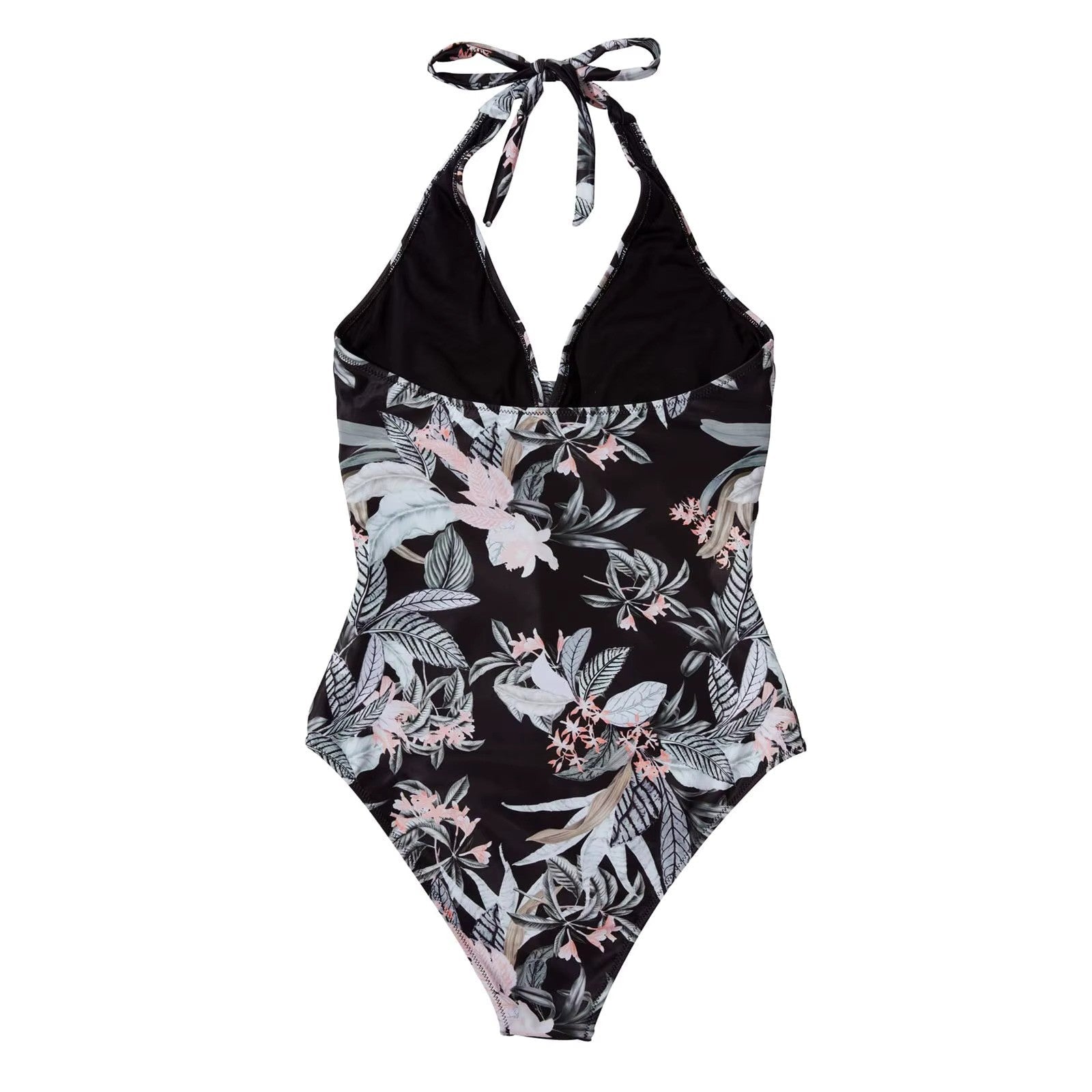 Ela – Chic one-piece swimsuit with halter neck and flattering fit