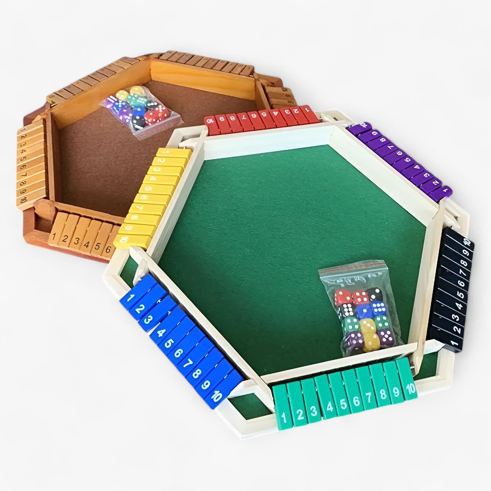 GameCraft - Moderní dřevěná kostková hra s kostkami pro zábavu a strategii