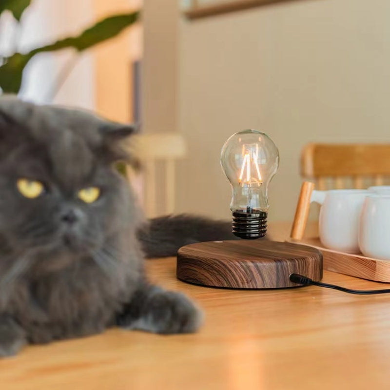 BulbGlow - Unosząca się lampa Edison z magnetyczną lewitacją