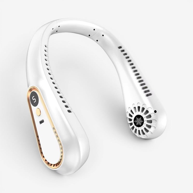 Ventilateur de cou portable avec affichage numérique