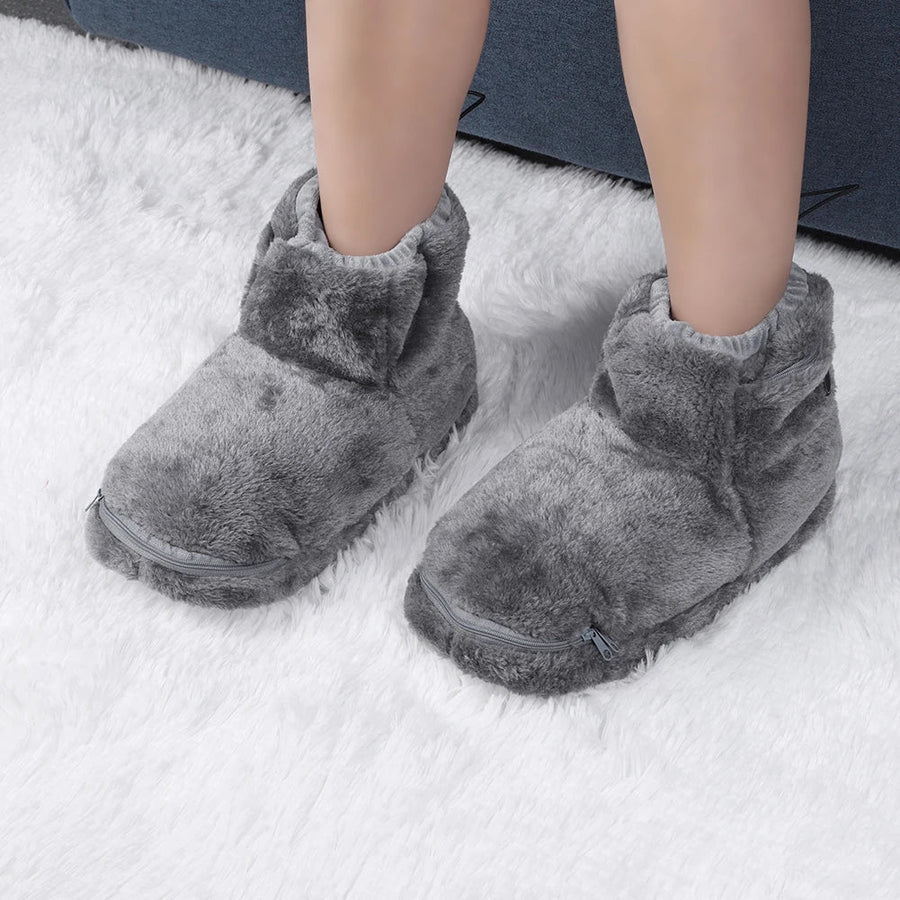 Clara - Comfortable USB Heated Slippers with Ankle Covering
