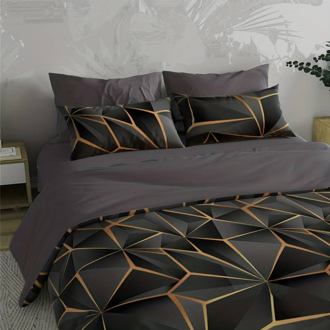 GeoWeave - Copripiumino con motivi geometrici