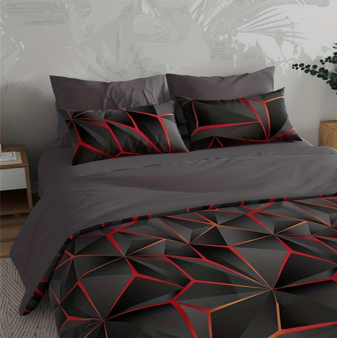 GeoWeave - Copripiumino con motivi geometrici